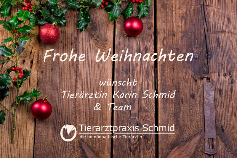 Weihnachtsurlaub vom 22.12.2018 bis 06.01.2019